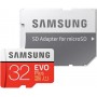 Micro SecureDigital 32Gb SDHC Samsung Evo Plus class10 UHS-I U1 (MB-MC32GARU)