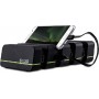 Сетевое зарядное устройство GELID Fourza 48W, 4 USB, 9.6A, 4xкабель microUSB 20см, черный
