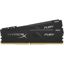 Модуль памяти DIMM 16Gb 2х8Gb DDR4 PC21300 2666MHz Kingston HyperX Fury Black CL16 (HX426C16FB3K2/16)