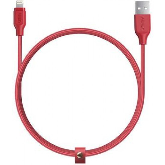 Кабель для Apple Lightning Aukey CB-AL1 1.2 м красный