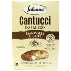 Печенье Falcone Cantuccini с миндалем и кофе, 180 г