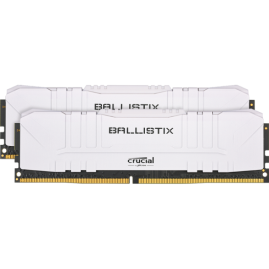 Модуль памяти DIMM 16Gb 2х8Gb DDR4 PC21300 2666MHz Crucial Ballistix Gaming White (BL2K8G26C16U4W)