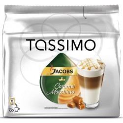 Капсулы для кофемашин Tassimo Jacobs Latte Macchiato Caramel 8шт