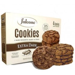 Печенье сахарное Falcone Cookies с темным шоколадом, 200 г.