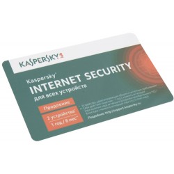 Касперского Internet Security Multi-Device продление для 2 ПК на 1 год Карта