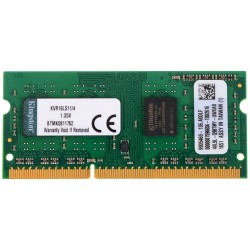 Модуль памяти SO-DIMM DDR3L 4Gb PC12800 1600Mhz Kingston (KVR16LS11/4)