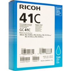 Картридж Ricoh GC41C Cyan для Aficio 3110DN/DNw/SFNw/3100SNw/7100D (2200стр)