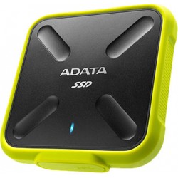 Внешний SSD-накопитель 1.8' 1000Gb A-DATA SD700 ASD700-1TU31-CYL (SSD) USB 3.1 желтый