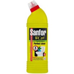 Sanfor гель для унитаза Свежесть лимона, 1 л.