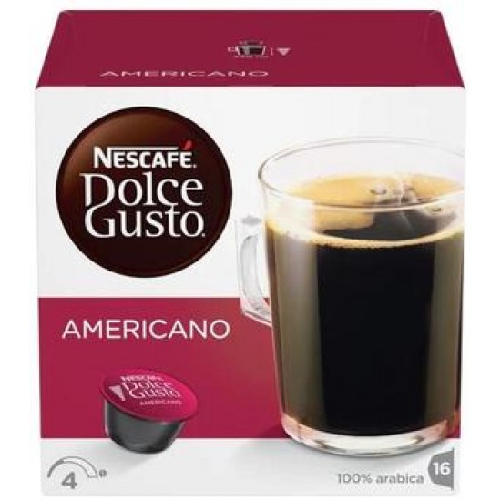 Капсулы для кофемашин Nescafe Dolce Gusto Americano 16шт