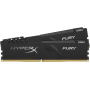 Модуль памяти DIMM 8Gb 2х4Gb DDR4 PC25600 3200MHz Kingston HyperX Fury Black Series XMP (HX432C16FB3K2/8)