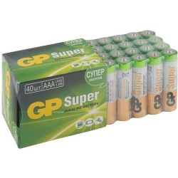 Батарейки GP 24A-2CRVS40 AAA 40шт