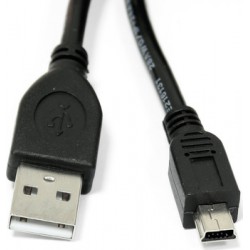 Кабель USB2.0 тип А(m)-miniB(5P) 1,8м.