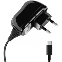 Сетевое зарядное устройство Deppa 2.1A USB Type-C черный (23150)