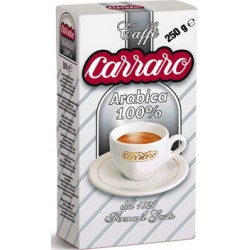 Кофе молотый Carraro Arabica 100% 250 гр в/у