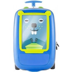 Чемодан Детская сумка Ben Bat на колесах, синий/зеленый