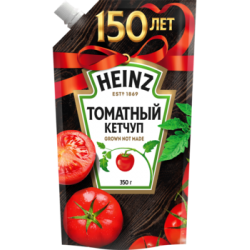 Кетчуп Heinz Томатный, дой-пак, 350 г.