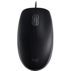 Мышь Logitech B110 Silent Optical Mouse Black проводная 910-005508