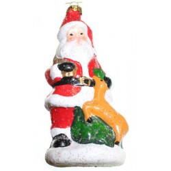 Ёлочное украшение Новогодняя сказка Дед Мороз 13,5 см (пластик)