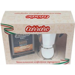 Подарочный набор Carraro (Молотый кофе Carraro Kenya 250 гр в/у + Кофеварка Italco SOFT 6 порций 275600)