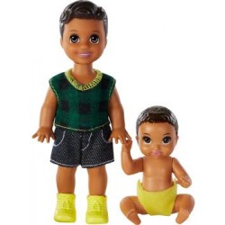 Mattel Barbie Братья и сестры GFL30 Мальчик с малышом