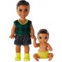 Mattel Barbie Братья и сестры GFL30 Мальчик с малышом