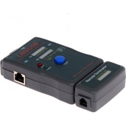 Тестер LAN Gembird NCT-2, 100/1000 Base-TX, для UTP, STP, RJ-11, USB-кабеля