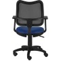 Кресло для офиса Бюрократ CH-797AXSN/26-21 спинка сетка черный сиденье синий 26-21