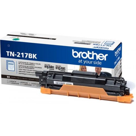 Картридж Brother TN-217BK Black для MFCL3770CDW/DCPL3550CDW/HLL3230CDW (3000стр)