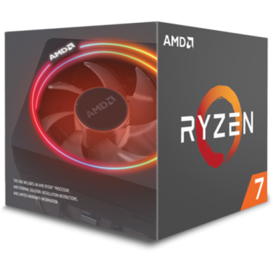 Процессор AMD Ryzen 7 2700X, 3.7ГГц, (Turbo 4.3ГГц), 8-ядерный, L3 16МБ, Сокет AM4, BOX