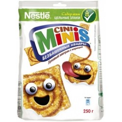 Готовый завтрак Nestle Cini minis хлопья цельнозерновые с корицей 250 гр