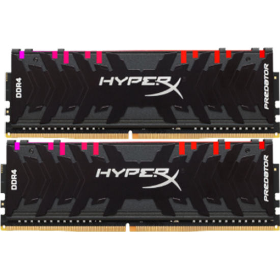 Модуль памяти DIMM 16Gb 2х8Gb DDR4 PC24000 3000MHz Kingston HyperX Predator RGB Series XMP (HX430C15PB3AK2/16)