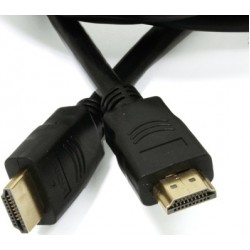 Кабель HDMI-HDMI v1.4 3.0м черный, экран