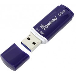USB Flash накопитель 64GB Smartbuy Crown (SB64GBCRW-Bl) USB 3.0 синий