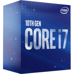 Процессор Intel Core i7-10700, 2.9ГГц, (Turbo 4.8ГГц), 8-ядерный, L3 16МБ, LGA1200, BOX