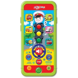 Электронная развивающая игрушка Азбукварик Смартфончик Светофор 81049