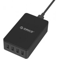 Сетевое зарядное устройство Orico CSE-4U-BK, 4 USB, 6,8A Black