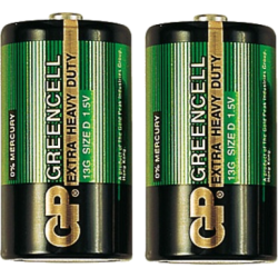 Батарейки GP 13G-OS2 D Size 2шт