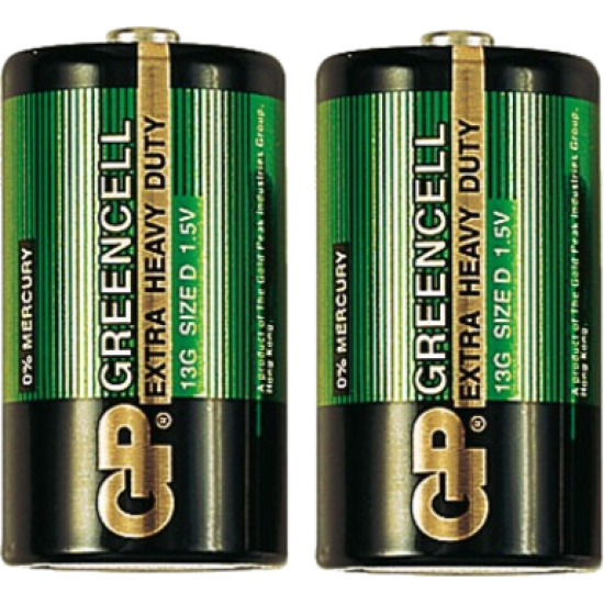 Батарейки GP 13G-OS2 D Size 2шт