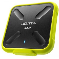 Внешний SSD-накопитель 1.8' 512Gb A-DATA SD700 ASD700-512GU31-CYL (SSD) USB 3.1 Type-C желтый