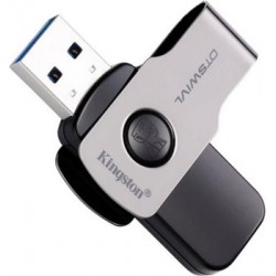 USB Flash накопитель 64GB Kingston DataTraveler SWIVL (DTSWIVL/64GB) USB 3.0 Черный