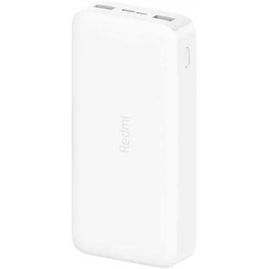 Внешний аккумулятор Xiaomi Redmi Power Bank 20000 mAh, 2чUSB, 1xType C, белый