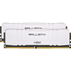 Модуль памяти DIMM 32Gb 2х16Gb DDR4 PC24000 3000MHz Crucial Ballistix White (BL2K16G30C15U4W)