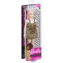 Кукла Mattel Barbie Игра с модой FBR37/FJF55 (розовые волосы в леопардовом платье)