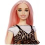 Кукла Mattel Barbie Игра с модой FBR37/FJF55 (розовые волосы в леопардовом платье)
