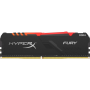 Модуль памяти DIMM 16Gb DDR4 PC21300 2666MHz Kingston HyperX Fury RGB Black Series XMP (HX426C16FB3A/16)