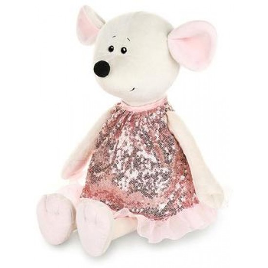 MAXITOYS Мышка Мила в Розовом Платье, 21 см MT-MRT021918-21