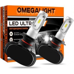 Автомобильная лампа LED Omegalight Ultra H27 (880) 2500lm Комплект 2 шт