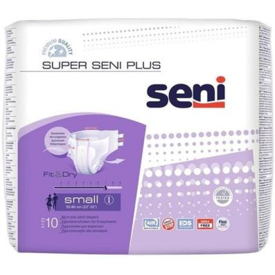 Подгузники для взрослых Super Seni Plus, S (10 шт.)