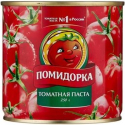 Паста Помидорка томатная, жестяная банка 250 г